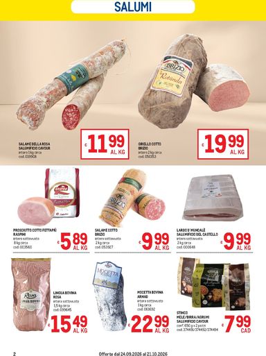 Volantino METRO - Metro - Piemonte valido dal 24/09 al 21/10 - pagina 2