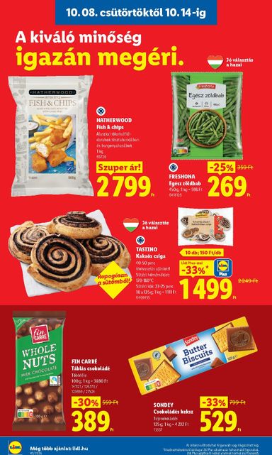 Akciós újság Lidl - Lidl érvényes 10.08.-tól 10.14.-ig - 10 oldal
