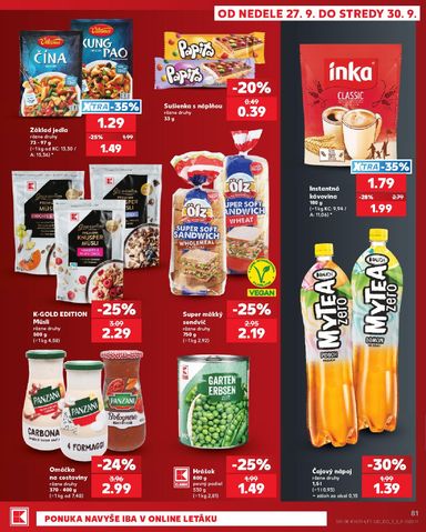 Leták Kaufland - Kaufland od 24.09. do 30.09. - strana 81