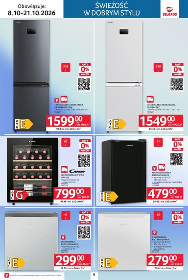 Gazetka Selgros - Selgros cash&carry - Katalog Elektro AGD od 08.10. do 21.10. - strona 9