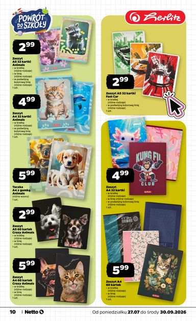 Gazetka Netto - Netto - Back to school od 27.07. do 30.09. - strona 10
