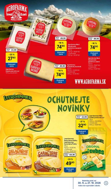 Leták Tesco - Tesco - Značky, které máte rádi od 30.09. do 27.10. - strana 5