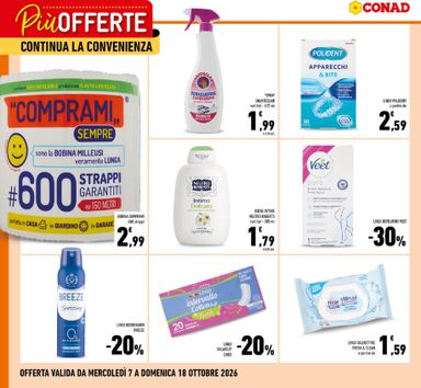 Volantino Conad - Conad - Più offerte continua la convenienza valido dal 07/10 al 18/10 - pagina 3