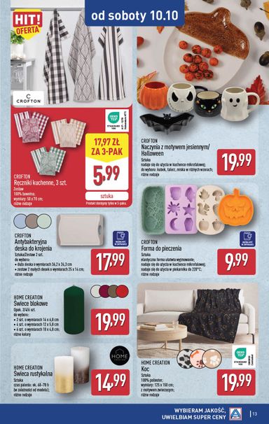 Gazetka ALDI - ALDI - Artykuły przemysłowe i tekstylia od 07.10. do 10.10. - strona 13