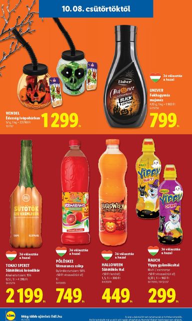 Akciós újság Lidl - Lidl érvényes 10.08.-tól 10.14.-ig - 32 oldal