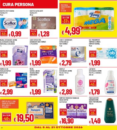 Volantino Galassia - Galassia - Buono Spesa 20% valido dal 30/09 al 21/10 - pagina 22