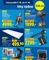 Lidl - Hity týdne platný od pondělí 05.10.2026