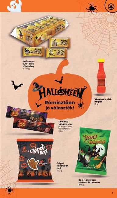 Akciós újság Spar - SPAR - Halloween katalógus érvényes 10.01.-tól 10.31.-ig - 3 oldal
