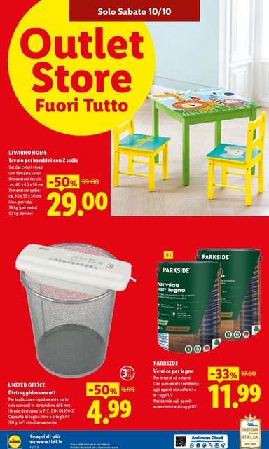 Volantino Lidl - Lidl - Outlet Store Alpignano valido dal 08/10 al 10/10 - pagina 5