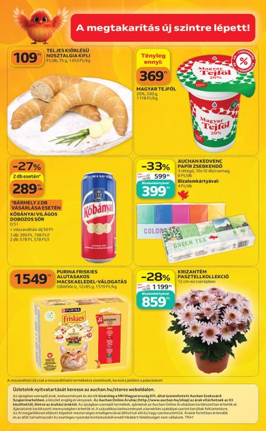 Akciós újság Auchan - Auchan - Szekszárdi ajánlataink érvényes 10.08.-tól 10.14.-ig - 4 oldal