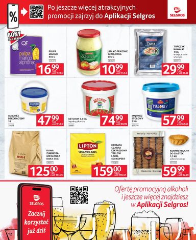 Gazetka Selgros - Selgros cash&carry - Oferta dla gastronomii od 24.09. do 07.10. - strona 12