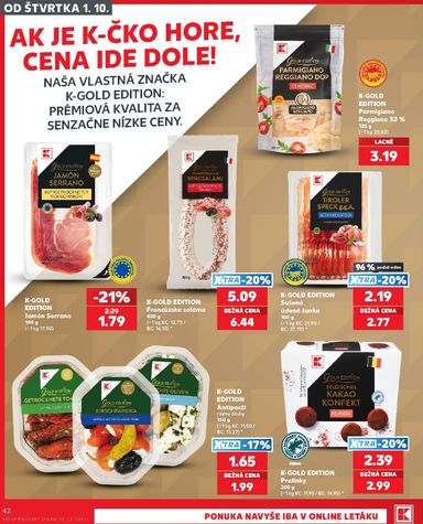 Leták Kaufland - Kaufland od 01.10. do 07.10. - strana 42