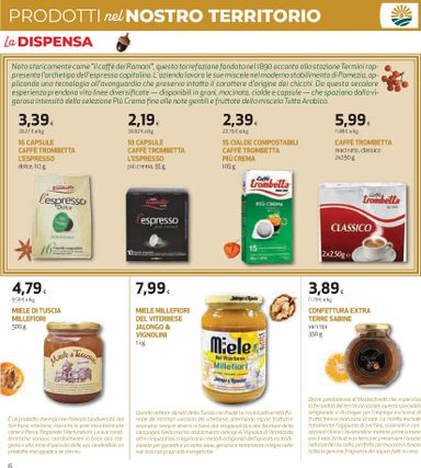 Volantino Coop - Coop - Prodotti nel Nostro Territorio valido dal 24/09 al 21/10 - pagina 6