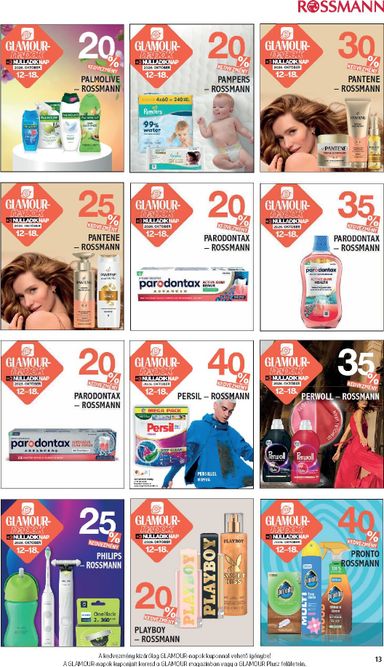 Akciós újság Rossmann - Rossmann - Glamour-napok érvényes 10.12.-tól 10.18.-ig - 13 oldal