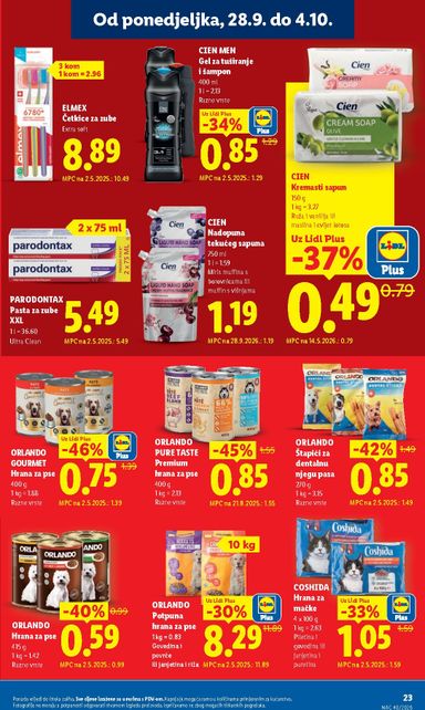 Katalog Lidl - Lidl vrijedi od 28.09. do 04.10. - stranica 23
