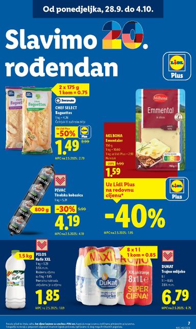 Katalog Lidl - Lidl vrijedi od 28.09. do 04.10. - stranica 7