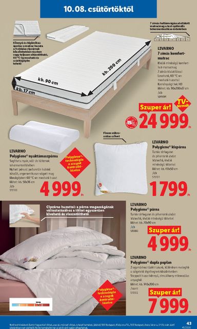 Akciós újság Lidl - Lidl érvényes 10.08.-tól 10.14.-ig - 43 oldal
