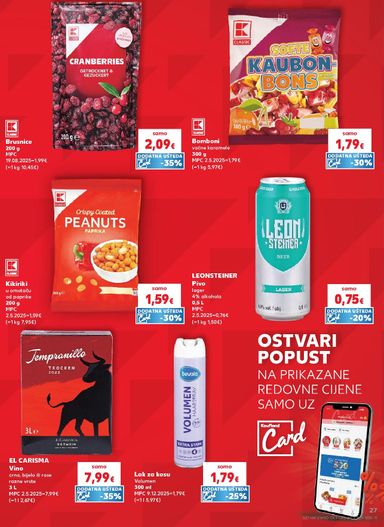 Katalog Kaufland - Kaufland - Ti si naš broj 1 vrijedi od 30.09. do 06.10. - stranica 27