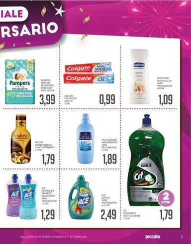 Volantino Piccolo - Piccolo valido dal 28/09 al 11/10 - pagina 5