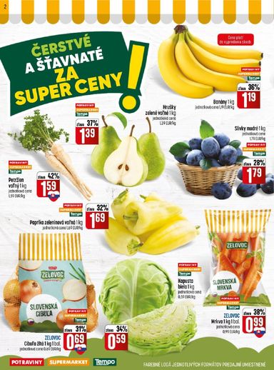 Leták COOP Jednota - COOP Jednota od 01.10. do 07.10. - strana 2