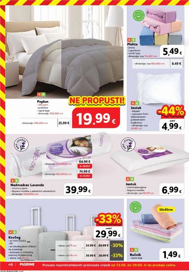 Katalog Plodine - Plodine vrijedi od 23.09. do 29.09. - stranica 46