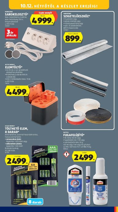 Akciós újság Aldi - Aldi - Középső sor termékei érvényes 10.08.-tól 10.14.-ig - 11 oldal