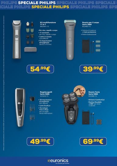Volantino Euronics - Euronics - Speciale Philips valido dal 21/09 al 11/10 - pagina 5