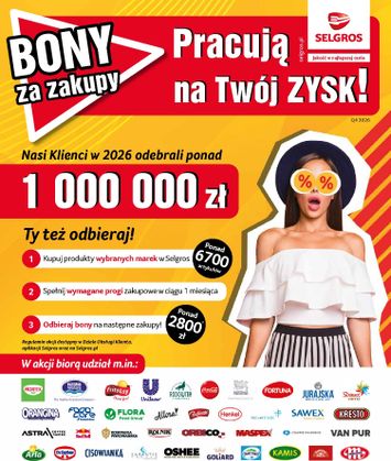 Gazetka Selgros - Selgros cash&carry - Bony za zakupy od 01.10. do 31.12. - strona 1