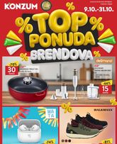 Konzum - Top ponuda brendova katalog vrijedi od petka 09.10.2026