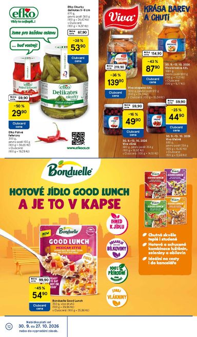 Leták Tesco - Tesco - Značky, které máte rádi od 30.09. do 27.10. - strana 12