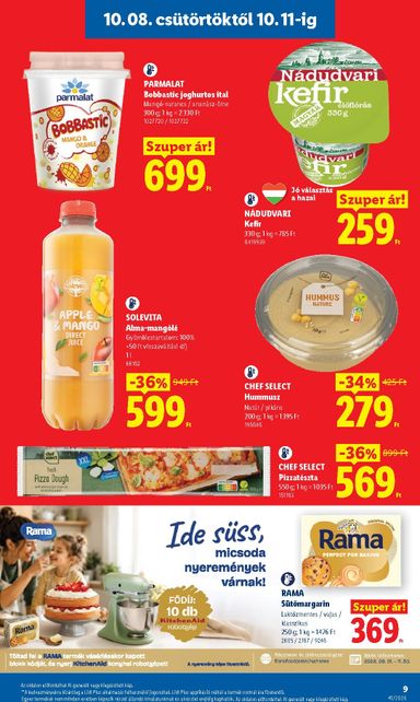 Akciós újság Lidl - Lidl érvényes 10.08.-tól 10.14.-ig - 9 oldal
