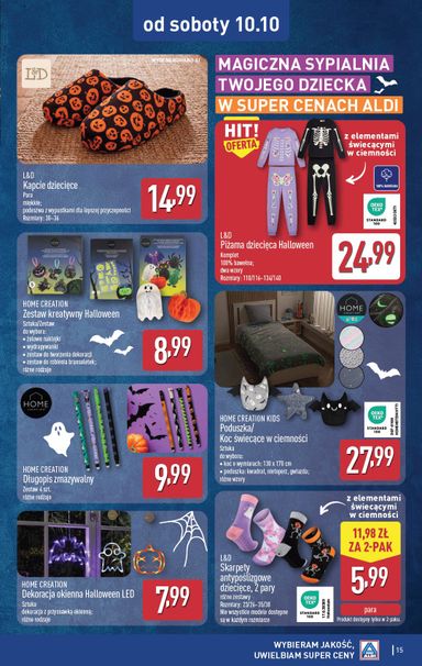 Gazetka ALDI - ALDI - Artykuły przemysłowe i tekstylia od 07.10. do 10.10. - strona 15