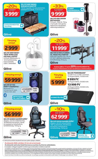 Akciós újság Auchan - Auchan - Qilive ajánlataink érvényes 10.08.-tól 10.28.-ig - 12 oldal