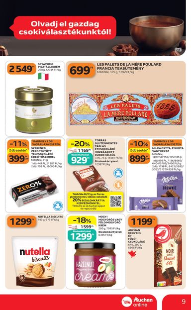 Akciós újság Auchan - Auchan szupermarket érvényes 10.08.-tól 10.14.-ig - 9 oldal