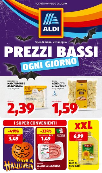 Volantino ALDI - ALDI valido dal 12/10 al 18/10 - pagina 1
