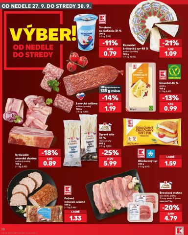 Leták Kaufland - Kaufland od 24.09. do 30.09. - strana 78