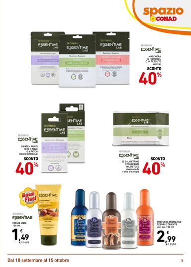 Volantino Spazio Conad - Spazio Conad - Catalogo Bellezza - Roma valido dal 18/09 al 15/10 - pagina 5