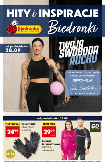 Gazetka Biedronka - Biedronka - Hity i inspiracje od 28.09. do 10.10. - strona 1