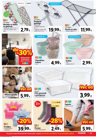 Katalog Plodine - Plodine vrijedi od 23.09. do 29.09. - stranica 39