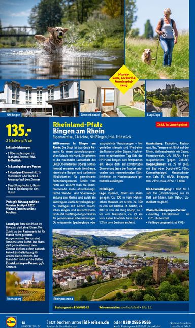 Prospekt Lidl - Lidl - Urlaub mit Hund gültig ab 29.07. bis 31.12. - seite 18