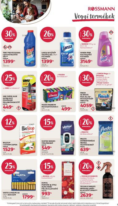 Akciós újság Rossmann - Rossmann érvényes 10.12.-tól 10.18.-ig - 9 oldal