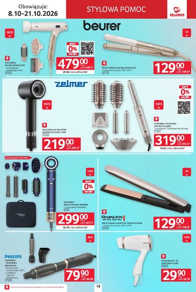 Gazetka Selgros - Selgros cash&carry - Katalog Elektro AGD od 08.10. do 21.10. - strona 19