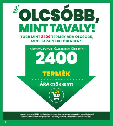 Akciós újság INTERSPAR - INTERSPAR érvényes 10.08.-tól 10.14.-ig - 2 oldal