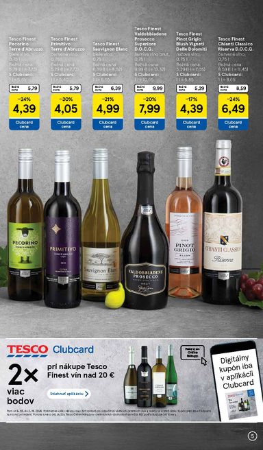 Leták Tesco - Tesco - Katalóg vín od 05.10. do 02.11. - strana 5