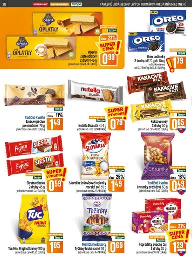 Leták COOP Jednota - COOP Jednota od 01.10. do 07.10. - strana 20
