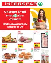 INTERSPAR - Hódmezővásárhely üzlet újranyitás, érvényes csütörtöktől 2026.10.08.