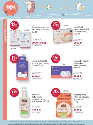 Akciós újság Rossmann - Rossmann - Babaprogram érvényes 10.12.-tól 11.08.-ig - 8 oldal