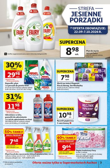 Gazetka Auchan - Supermarket Auchan od 01.10. do 07.10. - strona 3