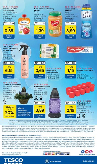 Leták Tesco - Tesco supermarket od 30.09. do 06.10. - strana 30