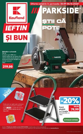 Catalogul Kaufland - Kaufland - Nonfood de la 30.09. până la 06.10. - pagina 1